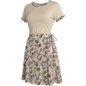 Cherry Stix Ltd Vintage Floral Wrap Romper Size M Cotton‎ Boho Cottagecore